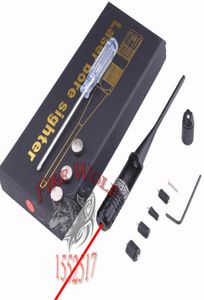 Tactical Red Colimador Laser Bore Scope 22 a 50 calibre Bore Sight Novo Style 3 Battery Collimator2245213