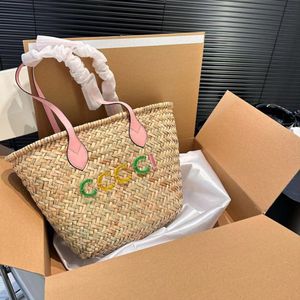 Nowa słomka torba LUo Jia obiadowa torba na plażę fabryczną torbę damską dla dużych pojemności Torba Moda French99
