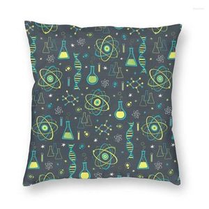 Poduszka Middice Modern Science Cover 3D Print Chemistry Biology Rzut Fas for Sofa Fashion PillowCover Dekoracja