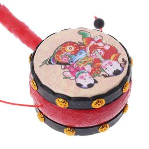 Детская музыка звук игрушки вращающихся мыши барабан барабан китайские детские игрушки подарки S2452011