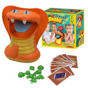 Children Rattlesnake Toy Board Games Electric Greedy Snake Toy Family Party Interaction Toys Table Games Novelty Funny Kids Toys 240528