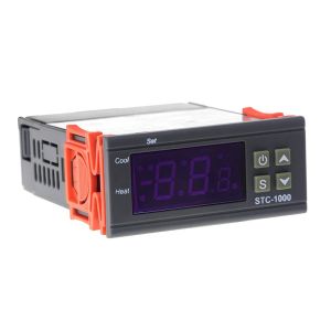 Светодиодный цифровой реле контроллера терморегулятора термостата STC-1000 AC 110-220V 10A для холодильника морозильной камеры нагревателя