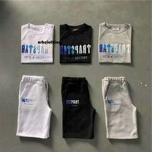 Designer Shorts Ss Men S Trapstar T Shirt Set Lett Trafted Tracksuit krótkie rękawie Pluszowe Shortsmotion Tani loe Qing