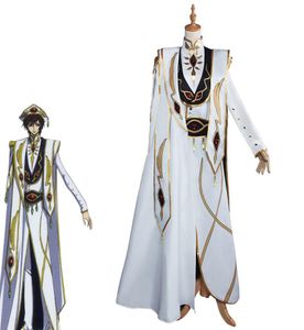 Código Geass Lelouch Lamperou Cosplay Costume Lelouch do Imperador Rebelião Ver uniforme para Halloween3969640