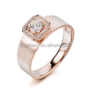 Fabricação de anel de diamante de diamante /pt950 de personalização masculina /pt950