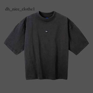 Boşluklar gömlek 23SS erkek tasarımcı tişört kadın gevşek tişört kanyes klasik batı üç parti moda yıkama su ağız gömlek 769