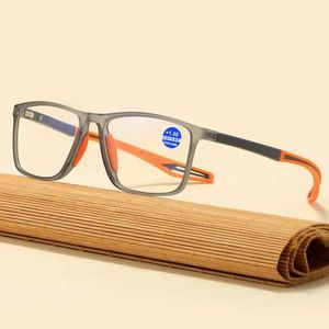 Sunglasses Ultralight Anti-blue Light Presbyopia Eyeglasses TR90 Sport Reading Glasses Men Women Far Sight Optical Eyewear Diopters 0To+4.0 Q240527