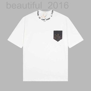 Women's T-Shirt designer 2024 Summer Trendy Brand New Short sleeved Round Neck T-shirt Letter Loose Versatile Casual Men's and Style QRU5