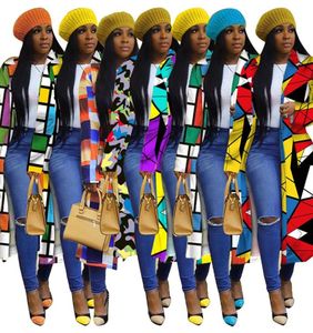Kvinnor Trench Coats Grid Standard Kontrollera utskrift Dubbel Breasted Lapel Windbreaker Long Coat Designer Fashion for Women S5XL5032516