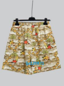 2024SS Summer New Produkt Herren-gedruckte Shorts kurzärmelige Hemden Seide Atmungsaktives Urlaubssatz Europäisches und amerikanisches Modepaar Home Top und Shorts 5684 S-XL