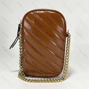 Najnowszy styl Mini Mini Torebki Portfel monety torebki Złoty łańcuch na ramię torby krzyżowe Pakiet telefonu komórkowego 10 5x17x5cm 309p