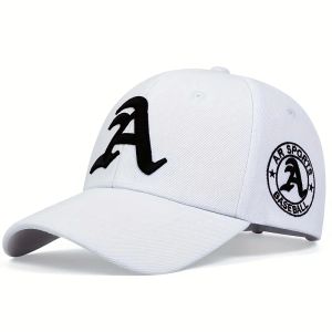 Designer gótico Moda Men letra um bordado Um boné de beisebol primavera verão ao ar livre chapéu de chapéu de chapéu de hip hop tampa de snapback de snapback