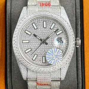 Armbandsur Diamond Watch Mens Automatic Mechanical Watch 40mm armbandsur gjord av 904L Stainls Steel Montre de 247Z