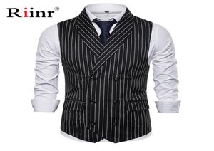 British Style Vest Men Slim Fit Business Mens Dress Vests Ny ankomst Herringben Bröllopsdräkt Manlig väst Gilet Homme LJ2011049964483