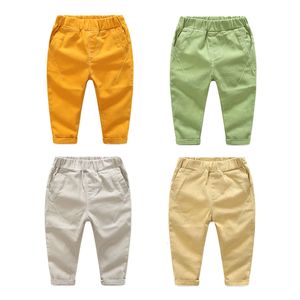 2022 new spring autumn Linen Korean version boys girls harem pants Kids clothes baby toddler joggers children's clothing L2405 L2405