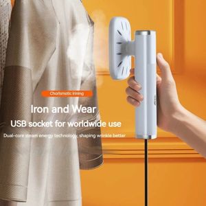 Buhar Demir Taşınabilir El Kuru ve Islak Mini Asma Ütü Makinesi Giysi Temizlik Kıyafetleri Ev Cihazı 240528