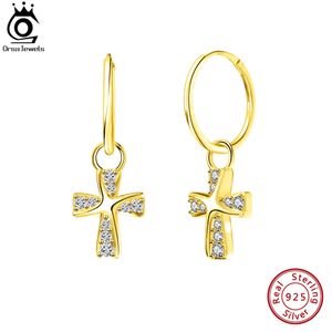 Orsa Jewels Gothic 925 Серебряные серебряные серебряные серьги для женщин для женщин.