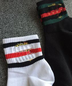 Design Animal Head Couple Socks Gift Box 100 Cotton Stripes Hit Color Embroidered Socks 4 Par Strumpor Casual Stocking With BO2862750