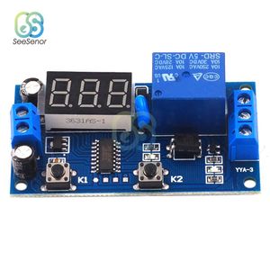 DC 5V 12V Intermittent Infinite Cycle Delay Timing Timer Digital Relay Module ON/OFF Switch Loop Module with LED Display