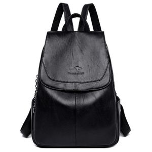fashion Genuine Leather PU High capacity women's Backpack Outdoor Sport backpacks Cross Body kangaroo travelling bag Shoulder Bags 285j