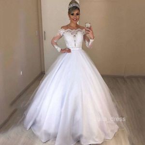 2024 One Shoulder V-Neck Slim Fit Fashion Fluffy Tail Wedding Dress Lace Dress