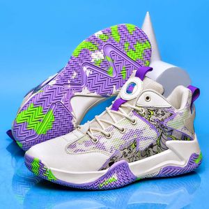 Scarpe da basket per bambini allenatori sportivi per ragazzi sneaker in rete traspirante per donna