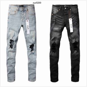 745Purple Jeans Designer Jeans для мужских джинсов высококачественные модные джинсы мужские джинсы Cool Style Дизайнерский брюк расстроенный рваный байкер Black Blue Jean Slim Fit4578