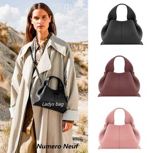 Designer Bag Polen Numero Neuf Cyme Mini Tonca Textured Duo Shoulder Camel Un Nano Ma Tote Women Cross Body Bags Lady Handbag Leather Half Moon Underarm S39 5V9S