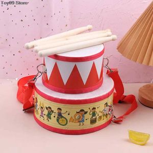 Baby Music Sound Toys High Quality 1PC Drum Wood Early Childhood Education Childrens Music Instruments Baby Toys Rhythm Instruments Hand Drum Toys S2452011