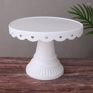 Party Supplies European White Table Birthday Layout Display Stand Cake Wedding Dessert Decoration Plastic 2024 Tall Plate
