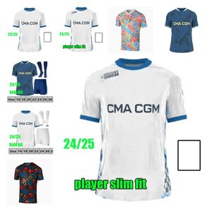 24 25 maillot MarseilleS soccer jerseys GUENDOUZI ALEXIS PAYET VITINHA HARIT CLAUSS OUNAHI football shirts men kids RONGIER Under OM Olympique Vitinha fans player