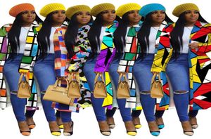 Kvinnor Trench Coats Grid Standard Kontrollera utskrift Dubbelbröst LAPEL Windbreaker Long Coat Designer Fashion for Women S5XL3752633