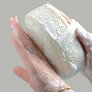 Badverktyg tillbehör naturliga loofah bad svamp luffa loofa baddusch tvätt kropp kuddar skrubber verktyg badkul handduk mjuk färsk massage borste z240528