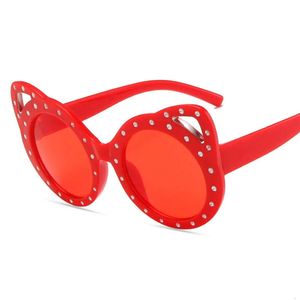 2024 Solglasögon retro söt tecknad biet rosa sol ram flickor pojkar baby glasögon mode nya barn glasögon