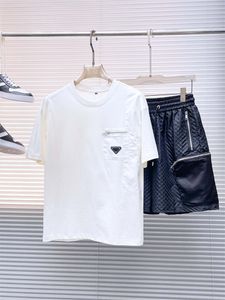 24SS MENS Summer Tracksuits High Street GorentSize Blushirts Pants Men Men Projektant Tshirts Sets Sets Sweatsuits Fashion Sportswear Suits #x8