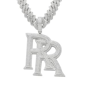 Jóias de designer Colar de vendas a quente prata 925 VVS Moissanite Diamond Hip Hop Ice Out Men's Luxury Jewelry Pinging 237i