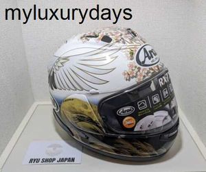 Oryginalne mody Arai Rx-7x Tsubasa Full Face Helmet (azjatyckie dopasowanie) Zatwierdzone hełmy dla dorosłych motocykl z logo marki