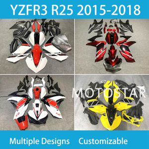 Caree di iniezione YZFR3 R25 13 14 15 16 17 18 Pannello kit di carrozzeria a carenatura privilegiata per Yamaha YZF R3 2013-2014-2015-2016-2017-2018