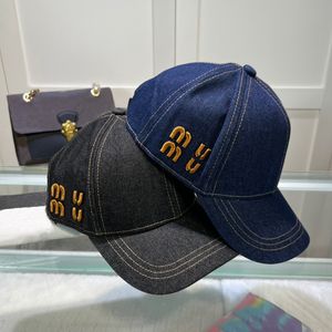 Tasarımcı Şapka Erkek Kepi Kova Şapka Beyzbol Kapağı Erkekler İçin Kadınlar Yaz Denim UNISEX SAYIT MEKTUPLAR Ayarlanabilir Moda Sokak Şapkaları Dome Açık Güneş Visor Casquette Luxe