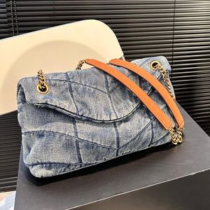 イブニングバッグデザイナーの女性洗浄されたデニムバッグルーパフェーファッションジーンズ肩のメッセンジャーショッピングバッグ高級デザイナーハンドバッグ財布チェーンバッグ