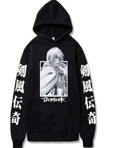 Men039s Hoodies Sweatshirts Japan Anime Berserk Griffith Manga Sweatshirt Pullover Tops Long Sleeve Hip Hop Fashion Man Carto9670709