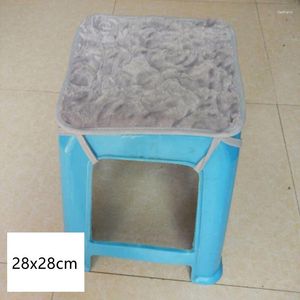 Kudde 28x28 cm Square Home Pall Sponge Seat Pad Tied Rep Design Non-Slip Modern Style Soft Plush Chair Mat