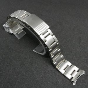 Watch Bands 19mm 20mm Bracciale a fascia di ostriche spazzole in acciaio inossidabile in acciaio inossidabile per uomo 267o