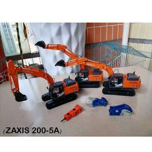 Diecast Model Cars 1 50 ZAXIS200 ZX210 ZX250 Hitachi EFI EFI Excavator Engineering Model Diecasting Toy Collectable Souvenir Boy Toy S2452722Categ