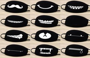 Máscara de máscara anti -pó anime anime fofo máscara de boca bocal de dentes mufla lavajustável respirador cartoon bocal8333962