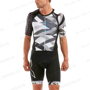 Zxuful Mens Triathlon Outdoor Cycling Jersey MTB Triathlon Men cykel Skinsuit Sports Suit Ciclismo Cycling Clothes Jumpsuit 240527