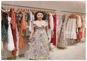 2020 인기있는 로고 Highend Linen 인쇄 드레스 맨 뒤에 그리고 Aural Edge Sanya Resort Dress6867248