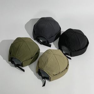 Berets Hüte für Männer Frau Mützen Solid Color Hut unisex wasserdacht weibliche Beanie -Kappen dünne atmungsaktive Motorhaube Frauen 293c