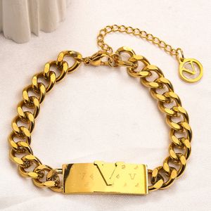 Moda clássica de pulseiras clássicas Correios Vogue Men Mulheres Bangle 18K Praado de ouro prata aço inoxidável cristal