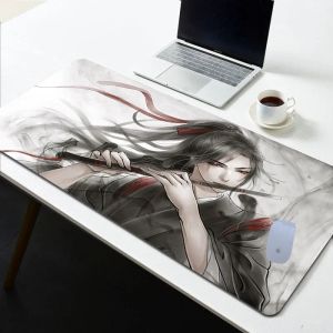 Anime Mouse Pad Gamer Mo Dao Zu Shi PC Gaming Accessories Rubber Mat Mausepad Deskmat Mousepad Mats Keyboard Cabinet Mause Pads